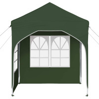 Produktbild för Pop-up Partytält 192 x 192 x 245 cm Grön