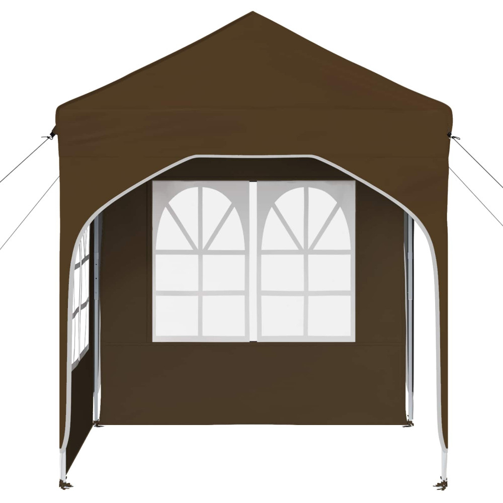 Produktbild för Pop-up Partytält 192 x 192 x 245 cm Taupe
