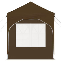 Produktbild för Pop-up Partytält 192 x 192 x 245 cm Taupe