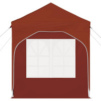 Produktbild för Pop-up Partytält 192 x 192 x 245 cm Terracotta