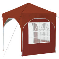 Produktbild för Pop-up Partytält 192 x 192 x 245 cm Terracotta
