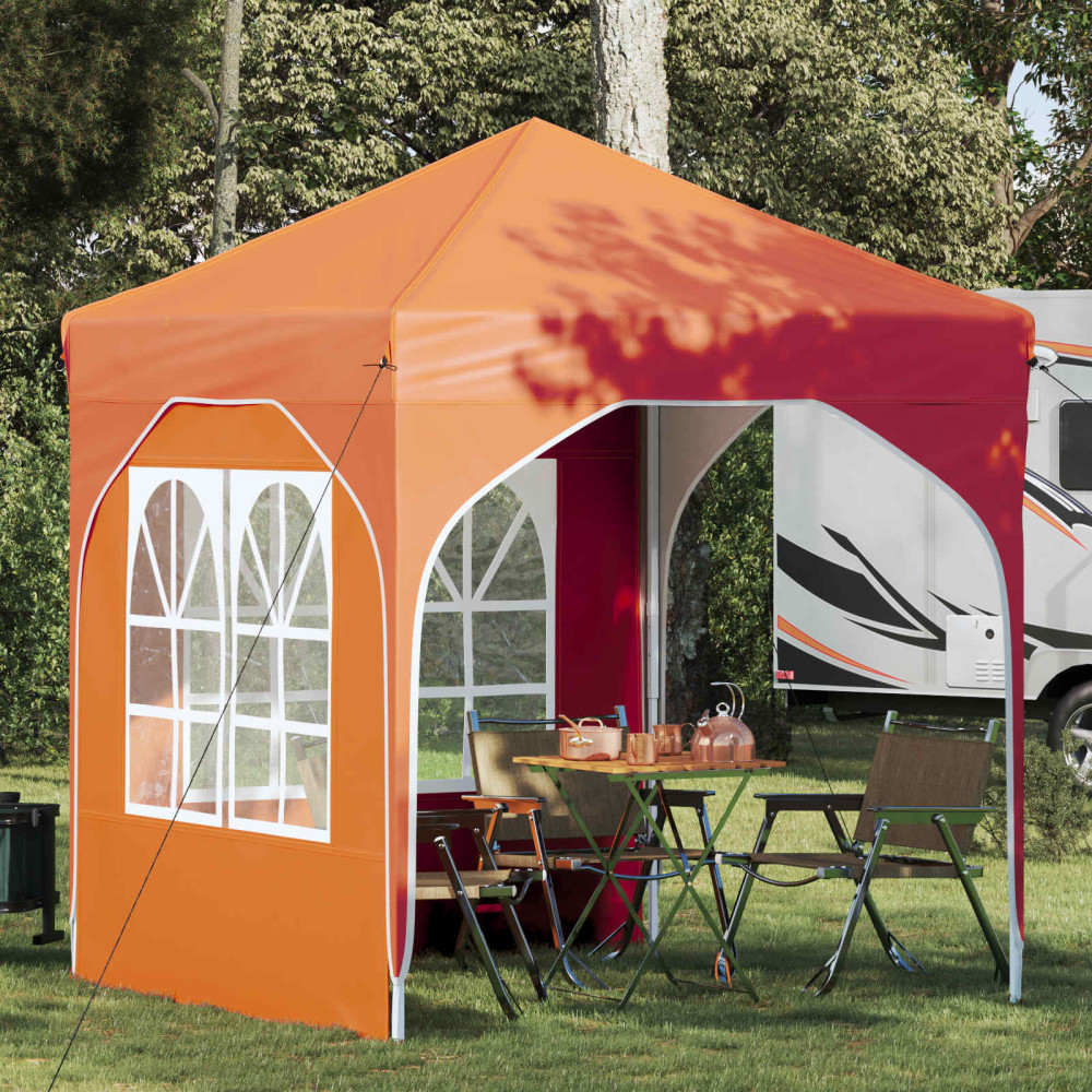Produktbild för Pop-up Partytält 192 x 192 x 245 cm Orange