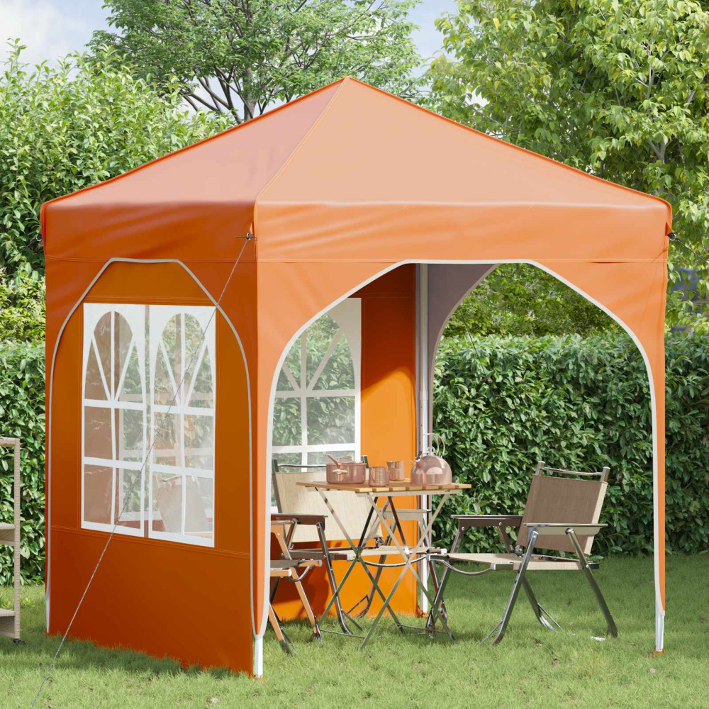 Produktbild för Pop-up Partytält 192 x 192 x 245 cm Orange