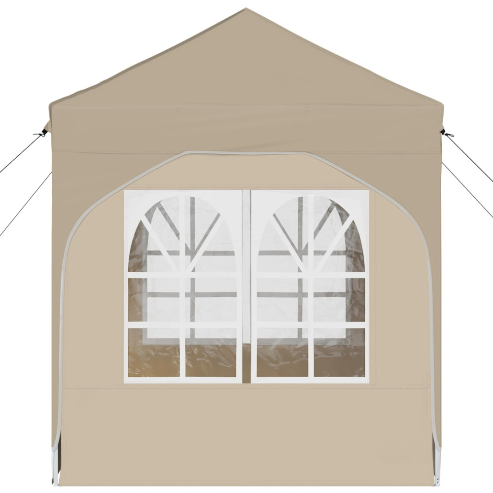 Produktbild för Pop-up Partytält 192 x 192 x 245 cm Gräddvit