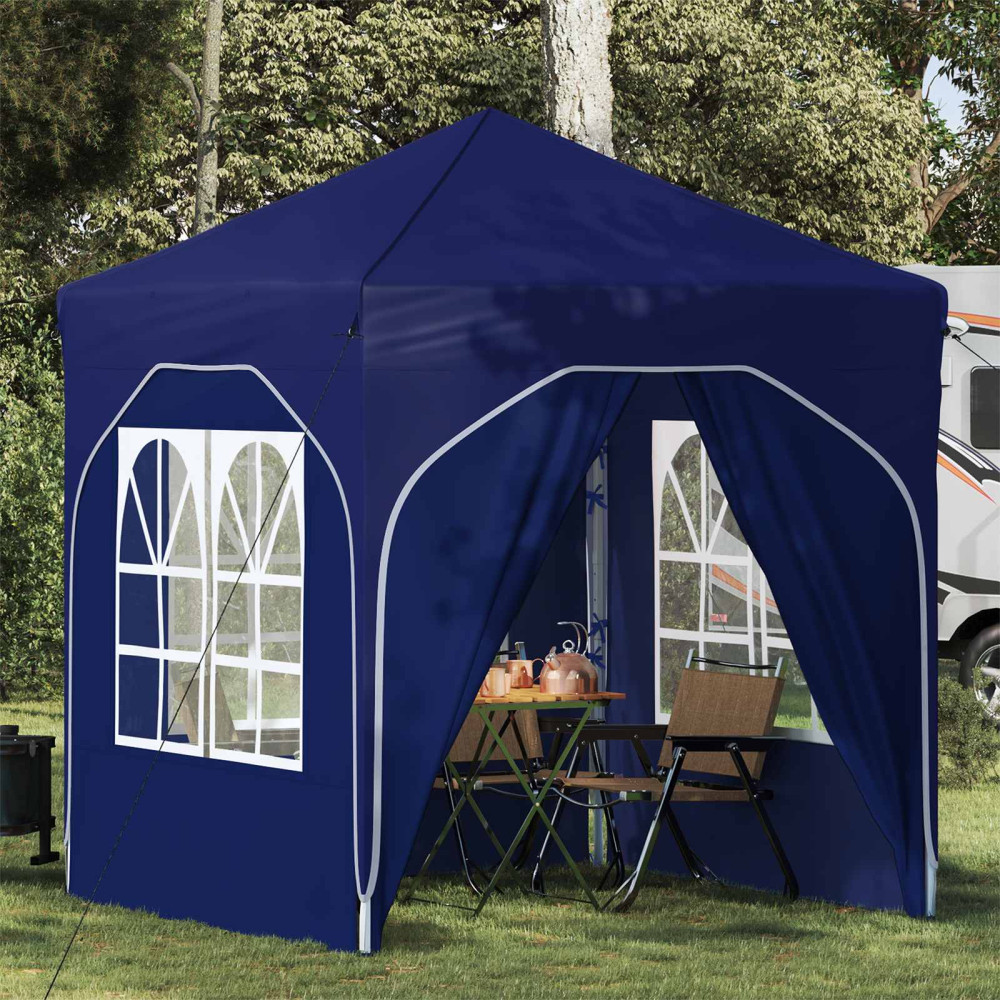 Produktbild för Pop-up Partytält 192 x 192 x 245 cm Blå