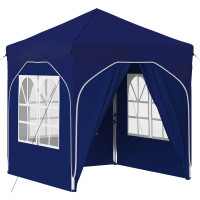 Produktbild för Pop-up Partytält 192 x 192 x 245 cm Blå