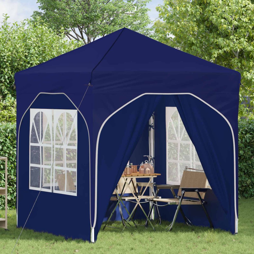 Produktbild för Pop-up Partytält 192 x 192 x 245 cm Blå
