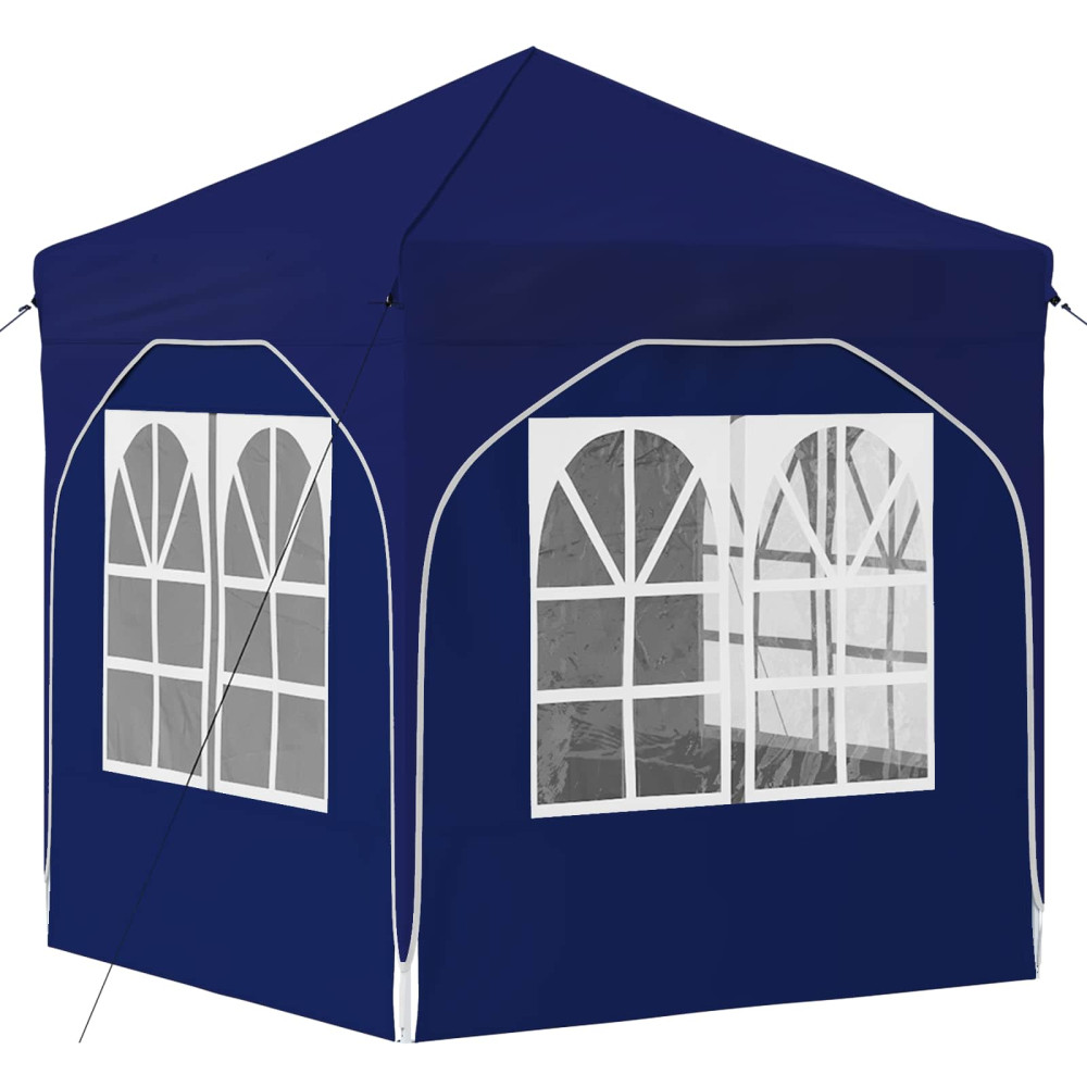 Produktbild för Pop-up Partytält 192 x 192 x 245 cm Blå