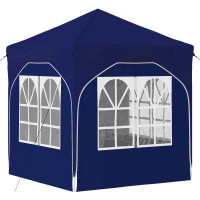 Produktbild för Pop-up Partytält 192 x 192 x 245 cm Blå