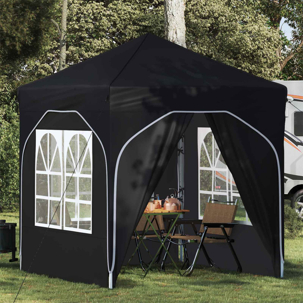 Produktbild för Pop-up Partytält 192 x 192 x 245 cm Antracit