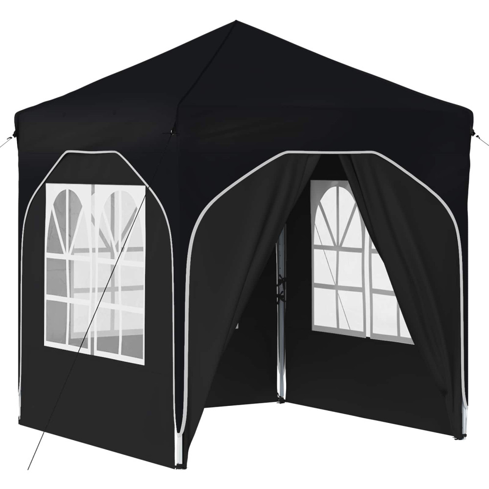 Produktbild för Pop-up Partytält 192 x 192 x 245 cm Antracit