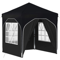 Produktbild för Pop-up Partytält 192 x 192 x 245 cm Antracit