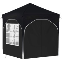 Produktbild för Pop-up Partytält 192 x 192 x 245 cm Antracit
