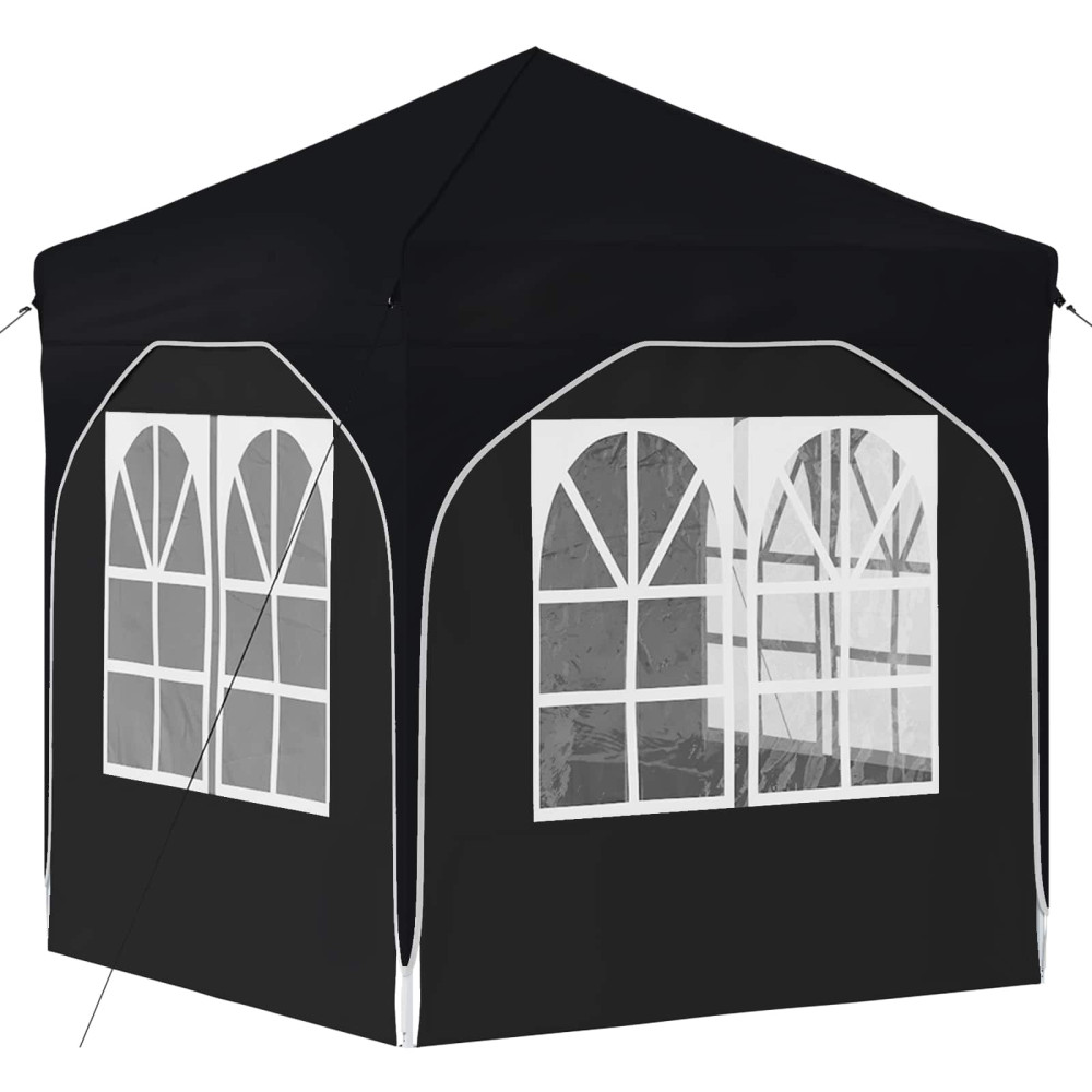 Produktbild för Pop-up Partytält 192 x 192 x 245 cm Antracit