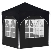 Produktbild för Pop-up Partytält 192 x 192 x 245 cm Antracit