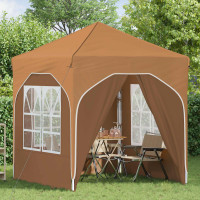 Produktbild för Pop-up Partytält 192 x 192 x 245 cm Beige