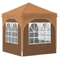 Produktbild för Pop-up Partytält 192 x 192 x 245 cm Beige