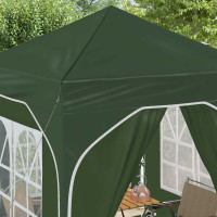 Produktbild för Pop-up Partytält 192 x 192 x 245 cm Grön