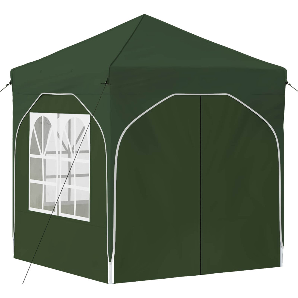 Produktbild för Pop-up Partytält 192 x 192 x 245 cm Grön