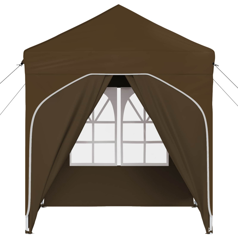Produktbild för Pop-up Partytält 192 x 192 x 245 cm Taupe
