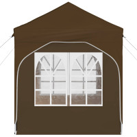 Produktbild för Pop-up Partytält 192 x 192 x 245 cm Taupe