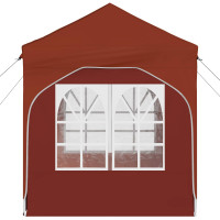 Produktbild för Pop-up Partytält 192 x 192 x 245 cm Terracotta