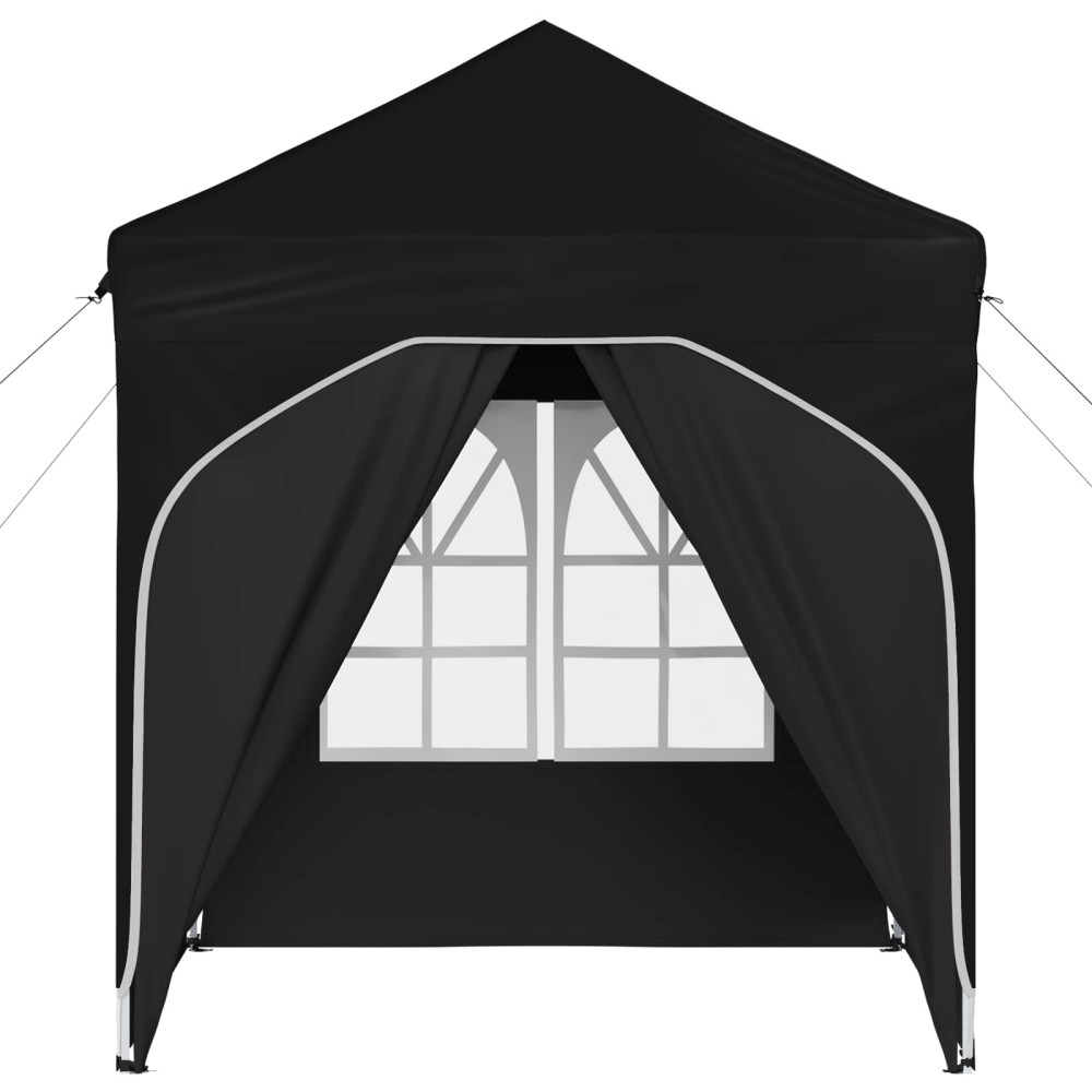 Produktbild för Pop-up Partytält 192 x 192 x 245 cm Svart