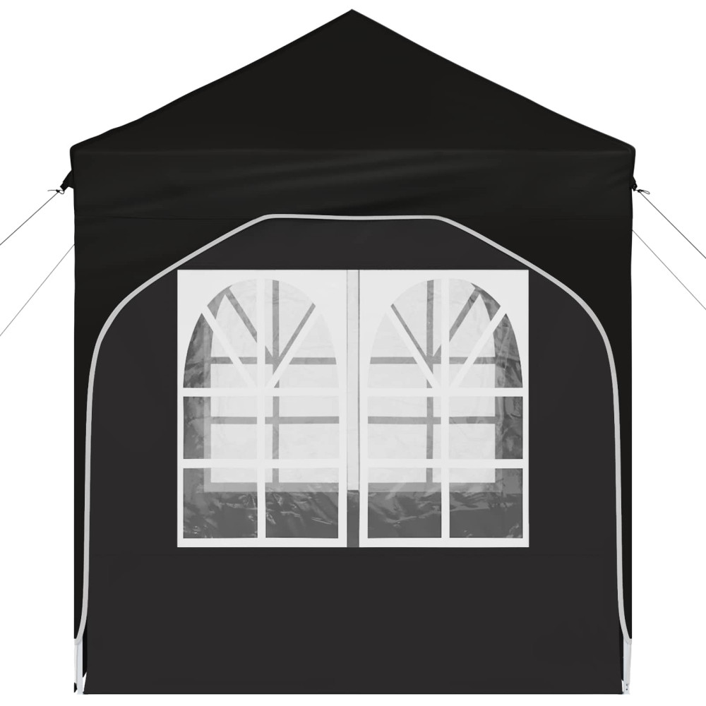 Produktbild för Pop-up Partytält 192 x 192 x 245 cm Svart