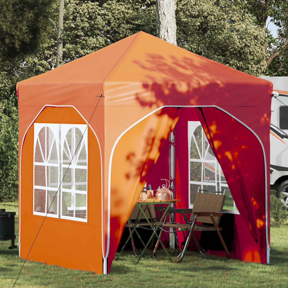 Produktbild för Pop-up Partytält 192 x 192 x 245 cm Orange
