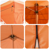Produktbild för Pop-up Partytält 192 x 192 x 245 cm Orange