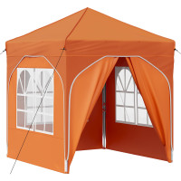 Produktbild för Pop-up Partytält 192 x 192 x 245 cm Orange