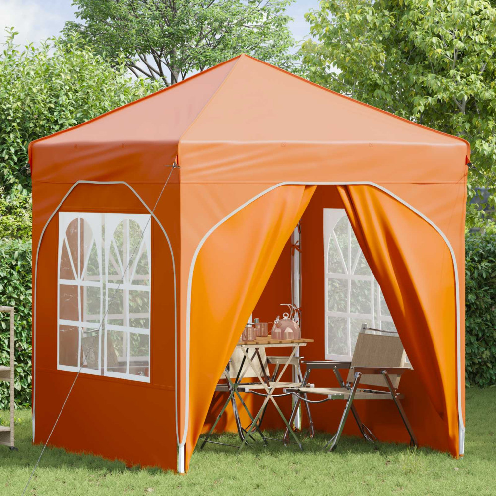 Produktbild för Pop-up Partytält 192 x 192 x 245 cm Orange