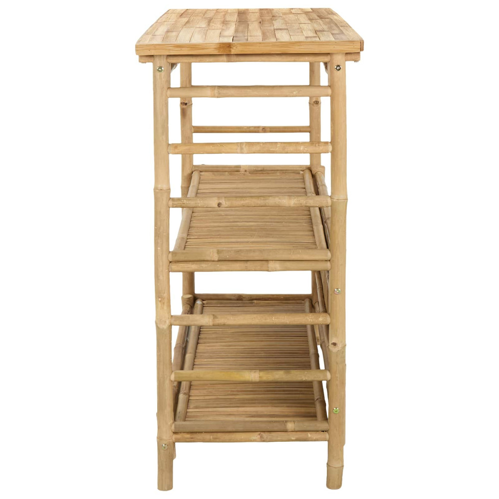 Produktbild för Utomhus Barbord Naturfärg 110 x 50 x 105 cm Bambus