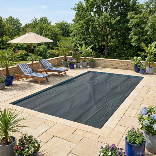 vidaXL Solar Pool Cover Extra Heavy 300 x 200 cm, 400 μm Fyrkantig PE