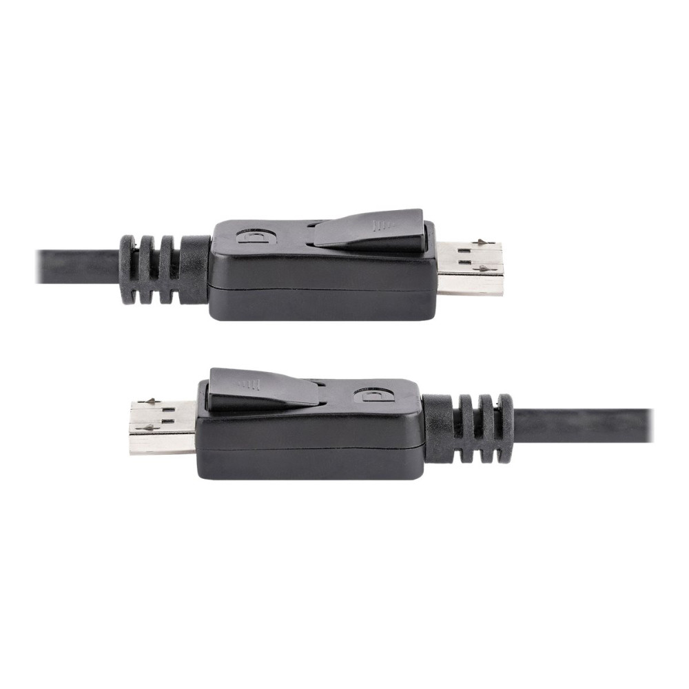 Produktbild för StarTech.com 1 m DisplayPort 1.2-kabel med lås M/M - DisplayPort 4k - DisplayPort-kabel - 1 m