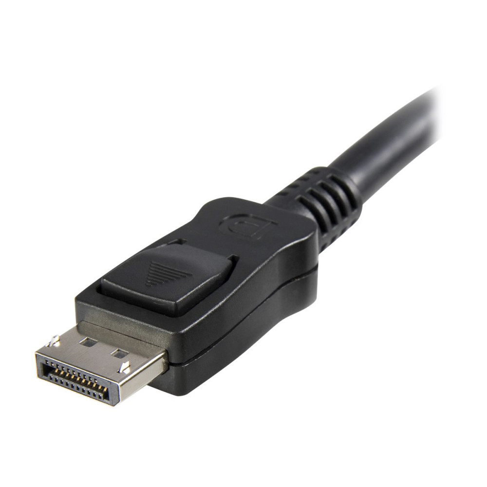 Produktbild för StarTech.com 1 m DisplayPort 1.2-kabel med lås M/M - DisplayPort 4k - DisplayPort-kabel - 1 m
