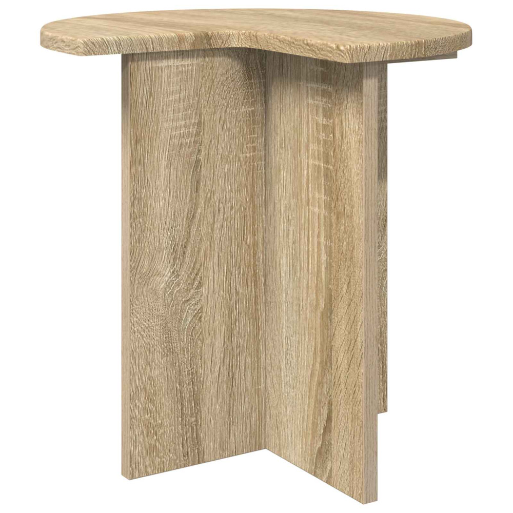 Produktbild för Sidobord 2 pcs Sonoma-ek Ø 39 x 38 cm Konstruerat trä