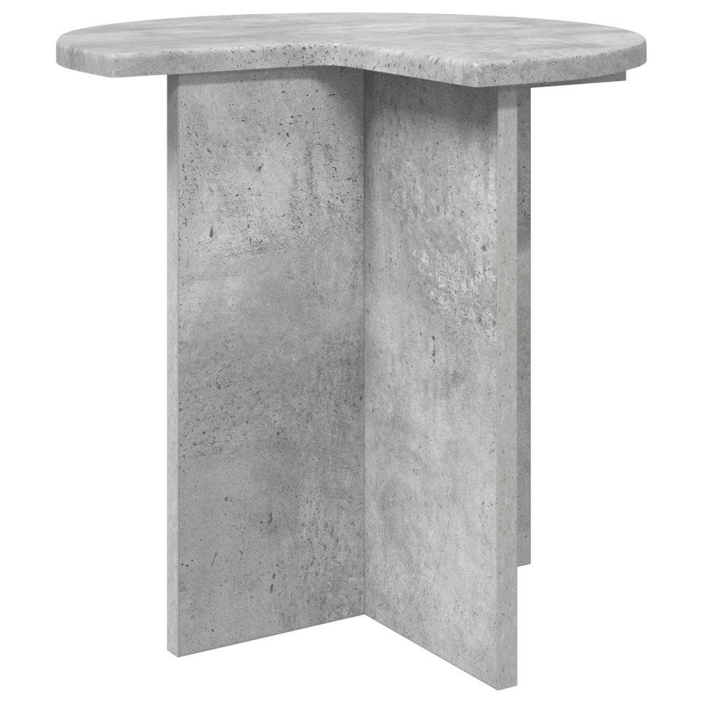 Produktbild för Sidobord 2 pcs Betonggrå Ø 39 x 38 cm Konstruerat trä