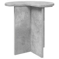 Produktbild för Sidobord 2 pcs Betonggrå Ø 39 x 38 cm Konstruerat trä