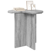 Produktbild för Sidobord 2 pcs Grå sonoma-ek Ø 39 x 38 cm Konstruerat trä