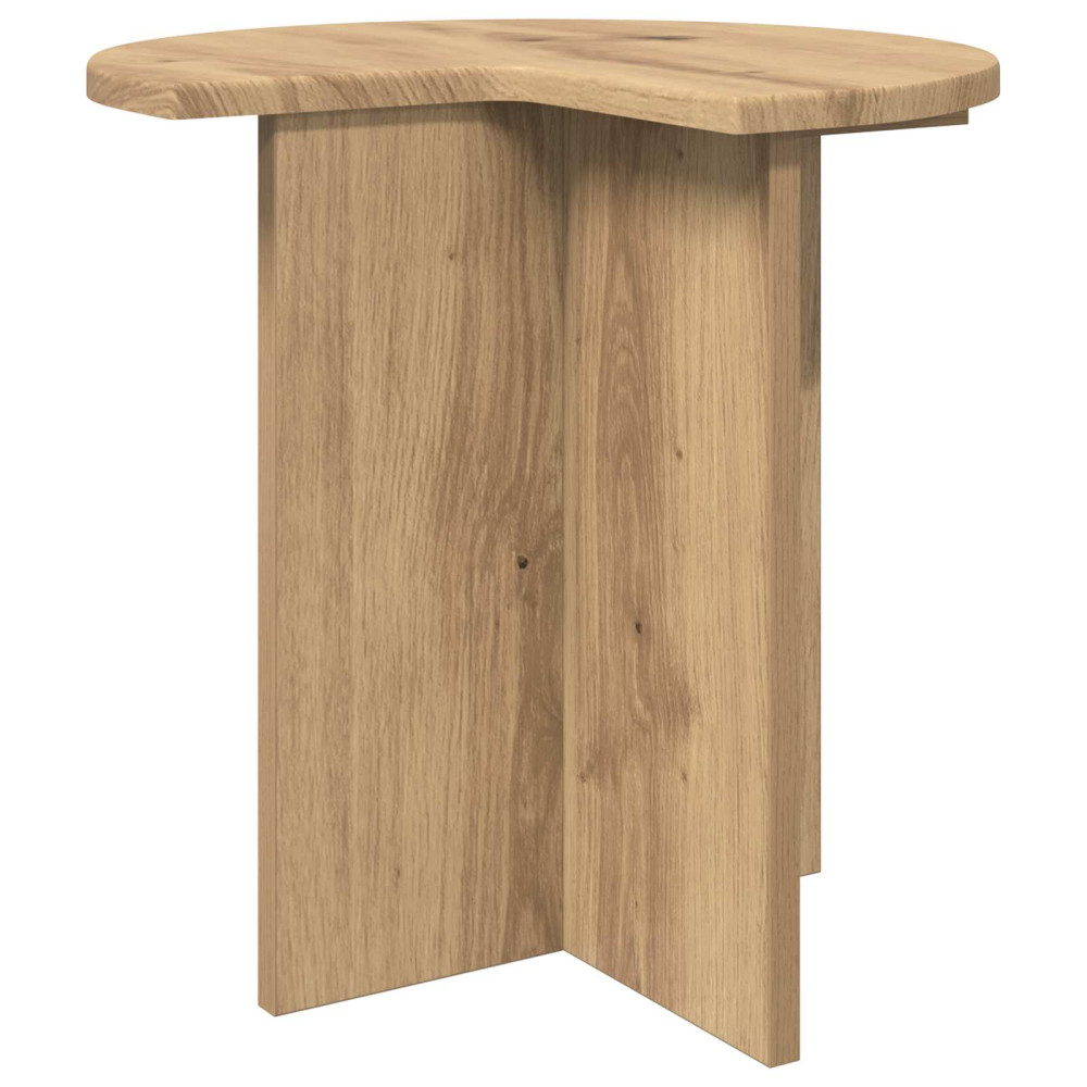 Produktbild för Sidobord 2 pcs Artisan-ek Ø 39 x 38 cm Konstruerat trä
