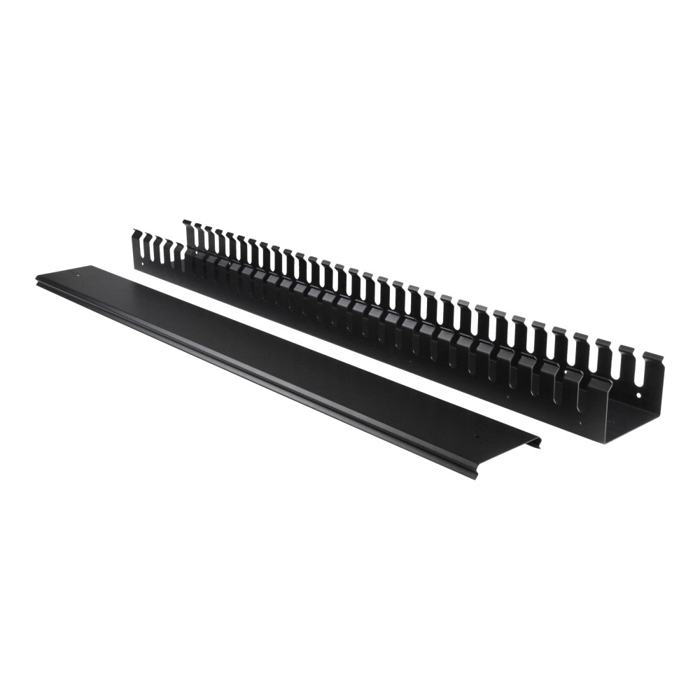 Produktbild för Startech Vertikal kabelorganiserare med fingerkanaler - 0U - 1,8 m - kabelhållare - 40U