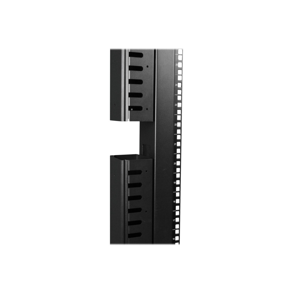 Produktbild för Startech Vertikal kabelorganiserare med fingerkanaler - 0U - 1,8 m - kabelhållare - 40U