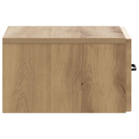 Produktbild för Väggmonterad sidobord Artisan-ek 59 x 34,5 x 17 cm