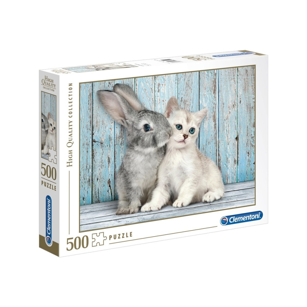 Produktbild för Clementoni High Quality Collection - Katt & Kanin