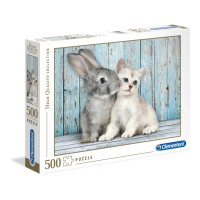 Produktbild för Clementoni High Quality Collection - Katt & Kanin