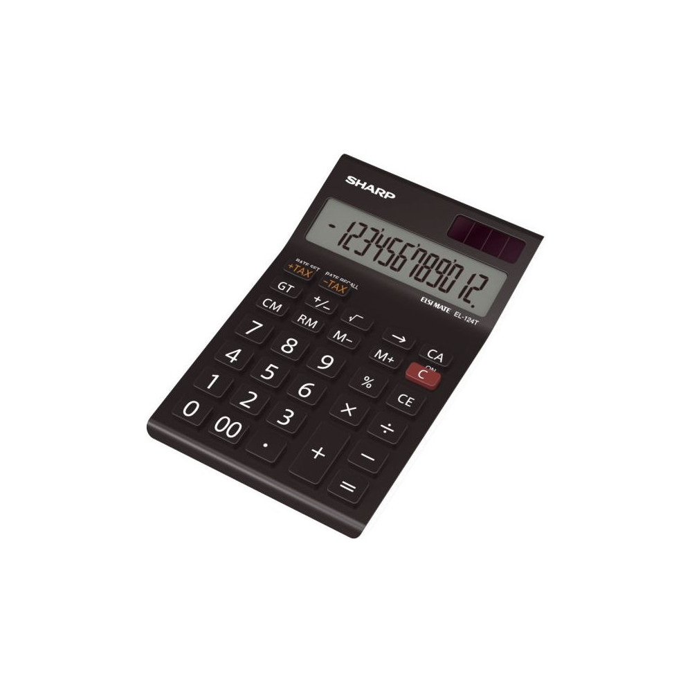 Produktbild för Sharp EL-124TWH - skrivbordskalkylator