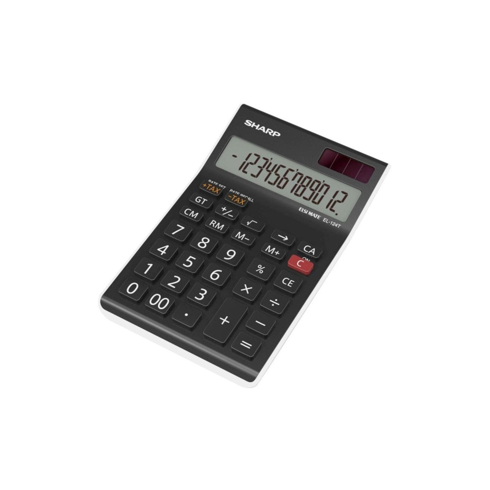 Produktbild för Sharp EL-124TWH - skrivbordskalkylator