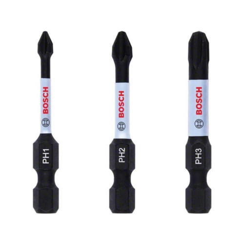 Bosch Powertools Bosch impact-bits Control set 3 st. 50 mm / PH1, PH2, PH3 /...