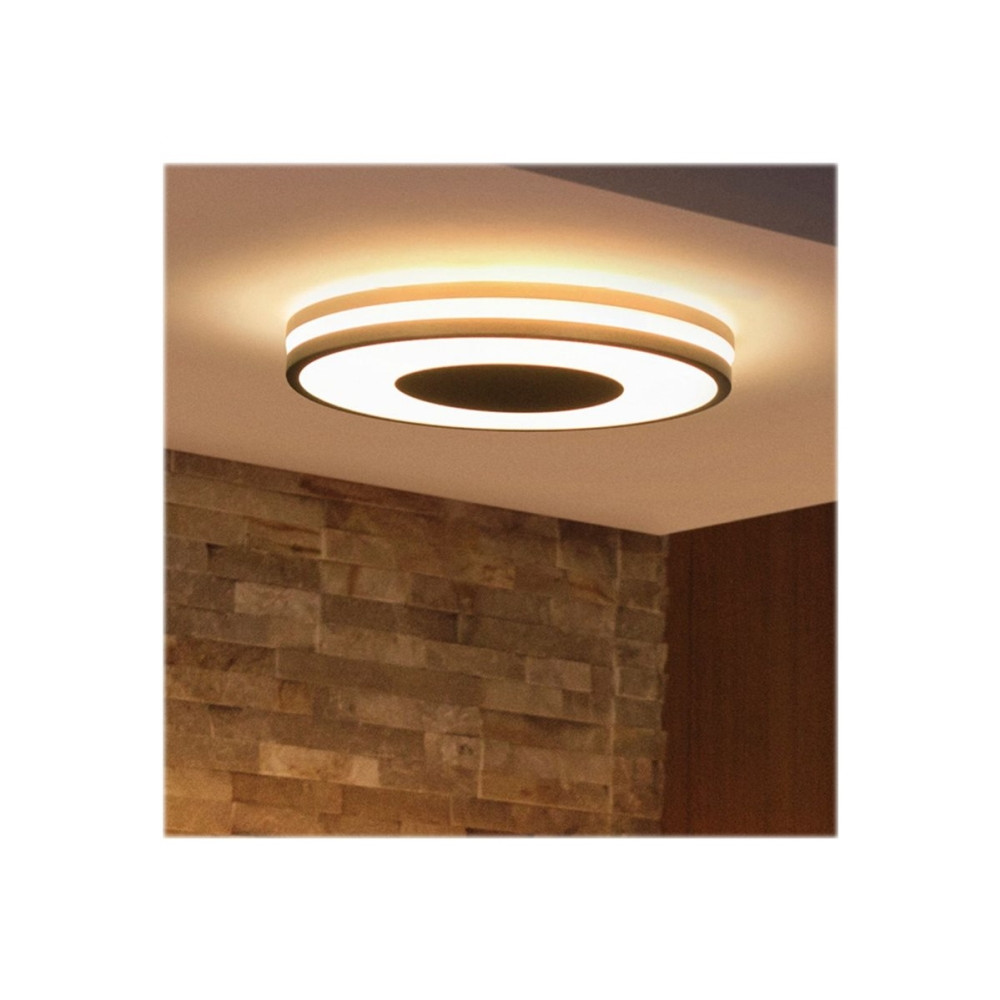 Produktbild för Philips Hue White ambiance Being - innertakslampa - LED - 22.5 W - varmt till kallt vitt ljus - 2200-6500 K - svart